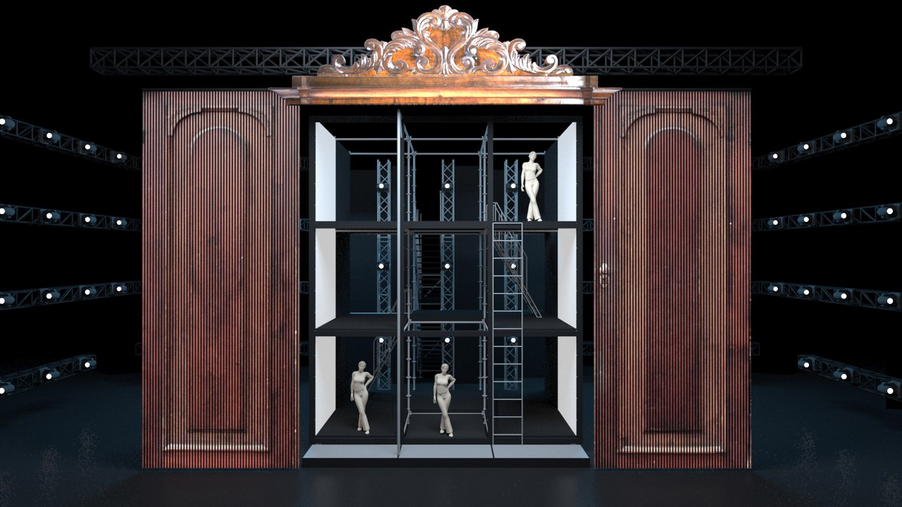 FREEDOM BALLET.Шкаф. Эскиз4